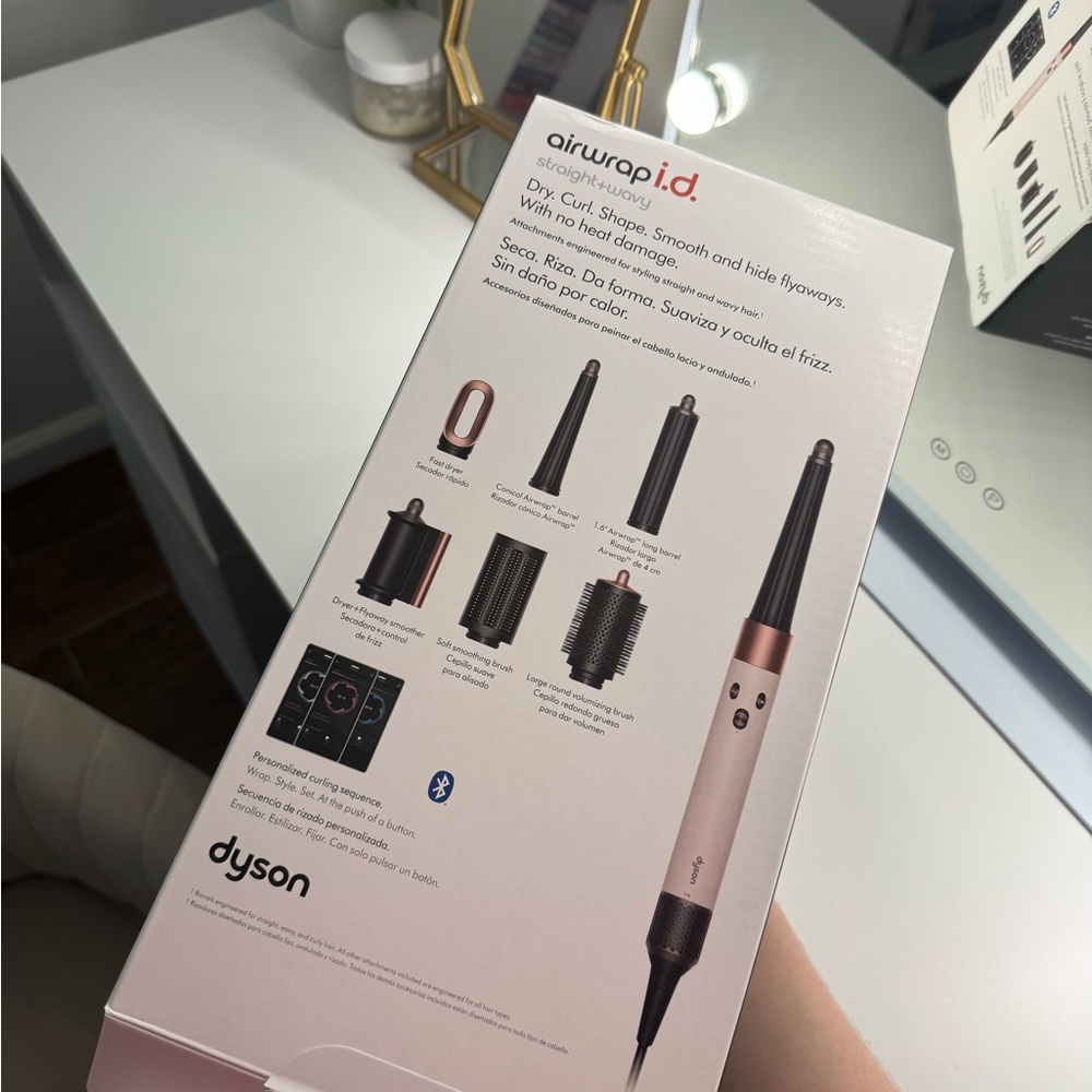 Dyson Airwrap Styler in Pink and Black